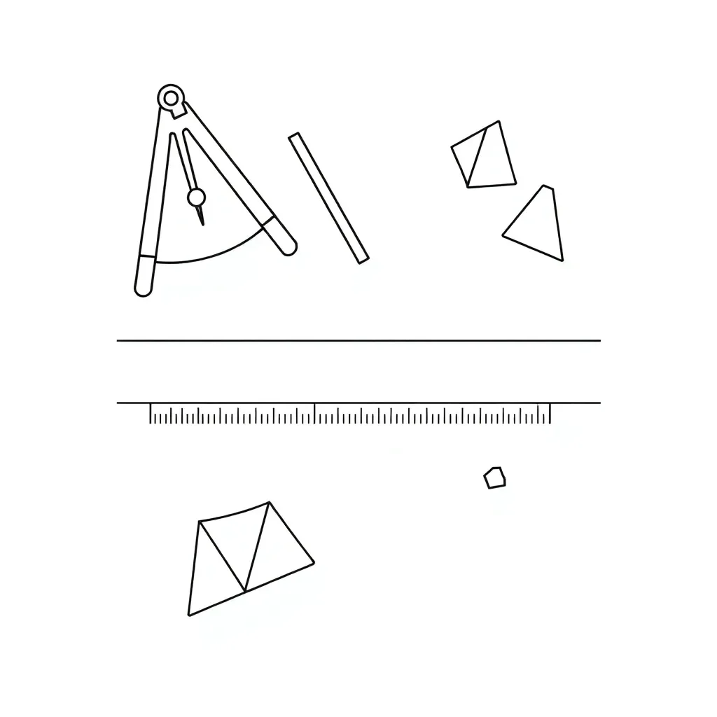 Parallel lines with angles diagram