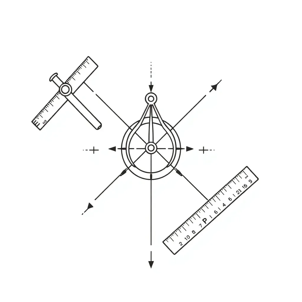 Parallel lines with angles diagram