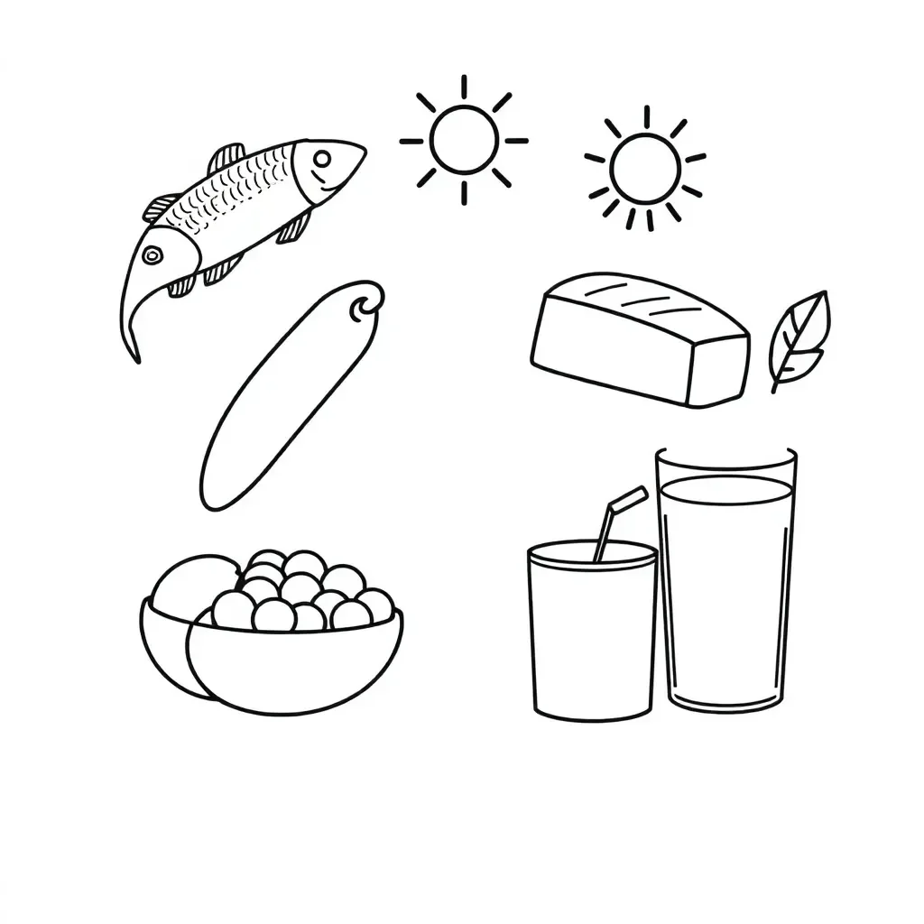 Nutrition label illustration