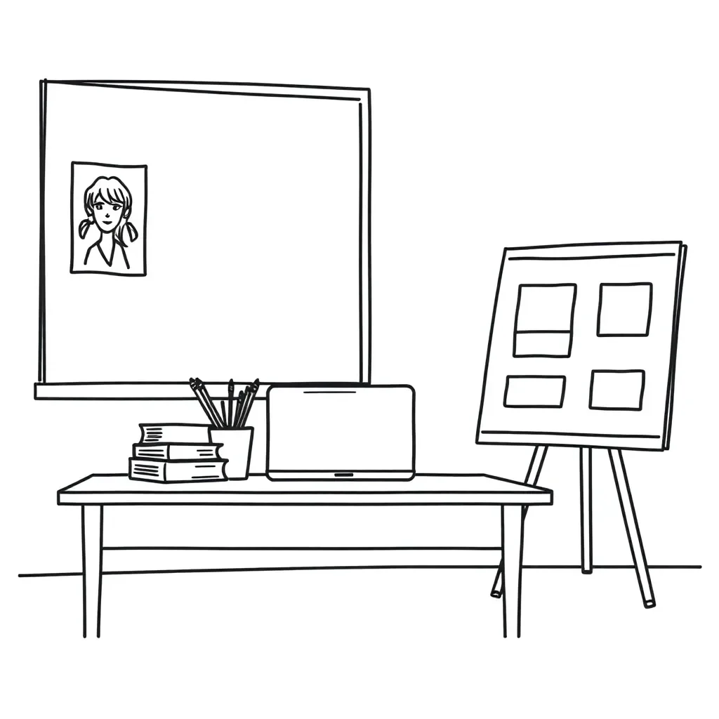 Anime characters comparison illustration