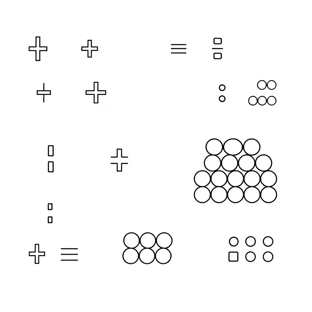 Algebra symbols and mathematical expressions