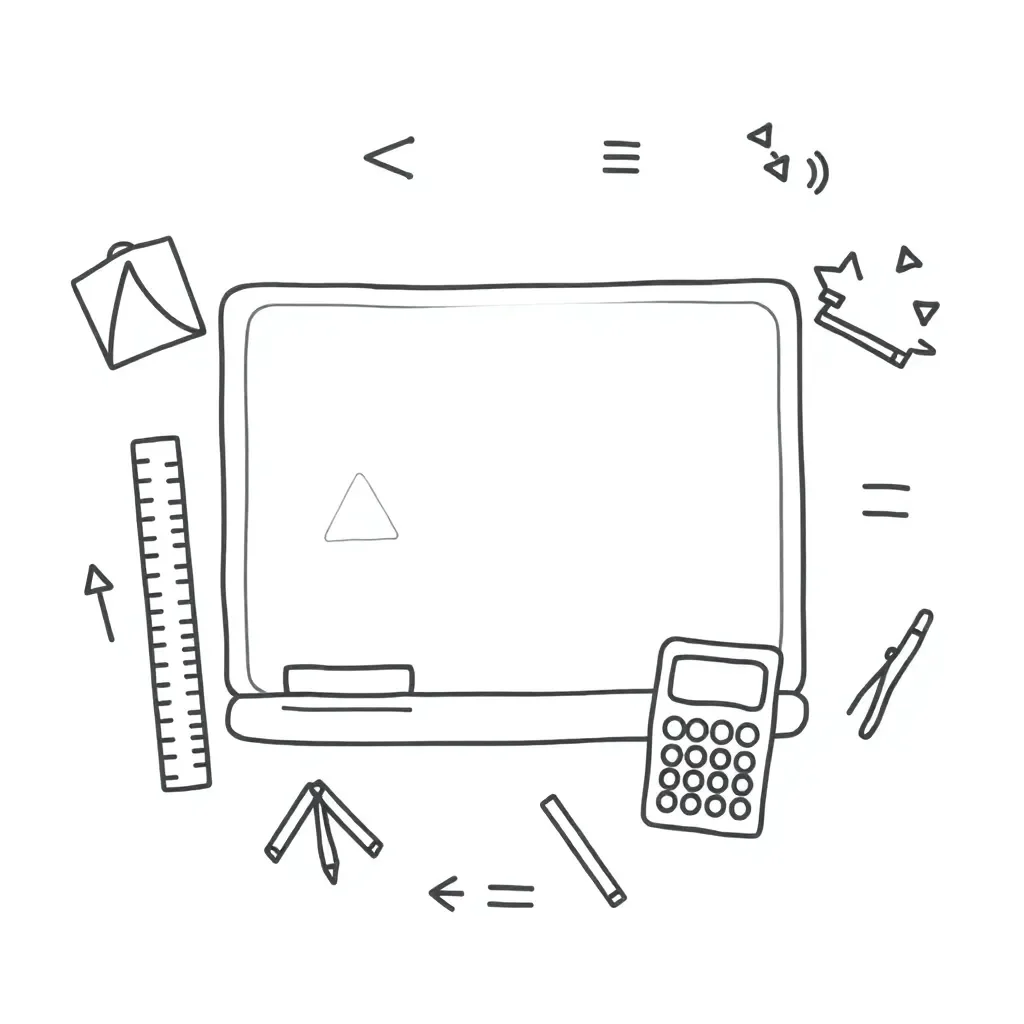 Mathematical formulas and equations illustration