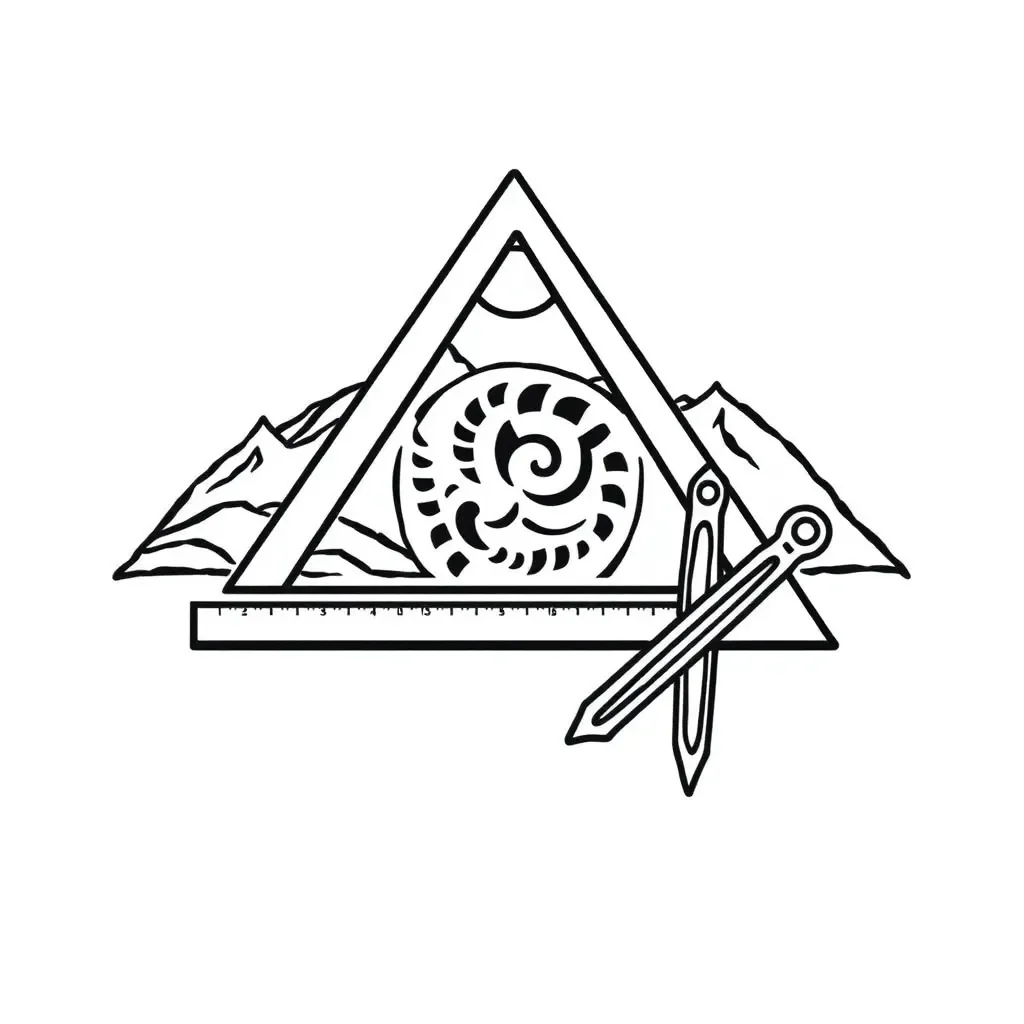 Right triangle with GeoGebra interface