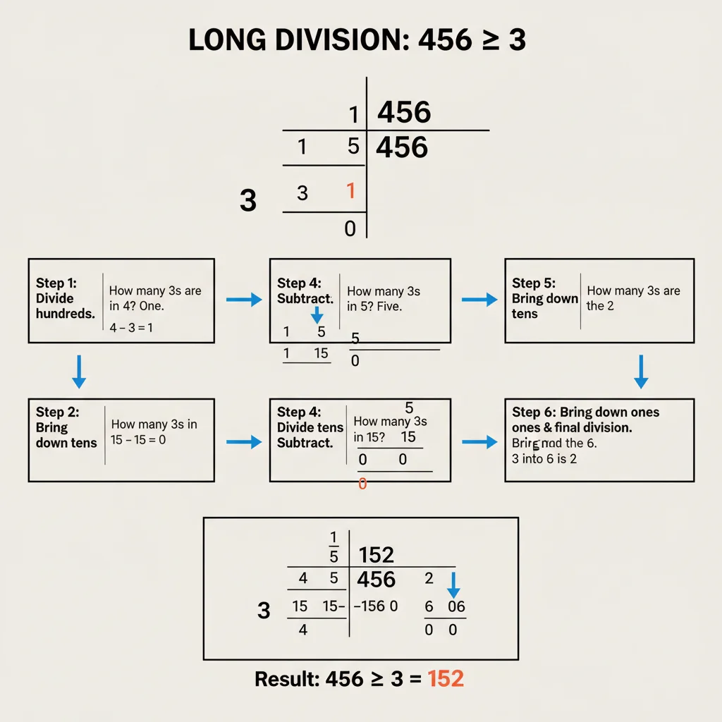 Larger Numbers: 3-Digit Division