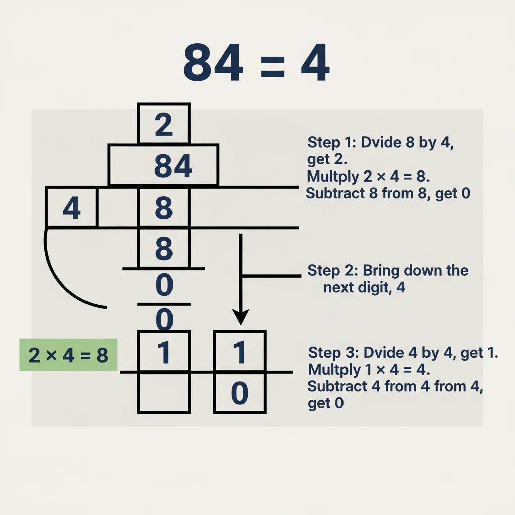 Step 2: Multiply and Subtract