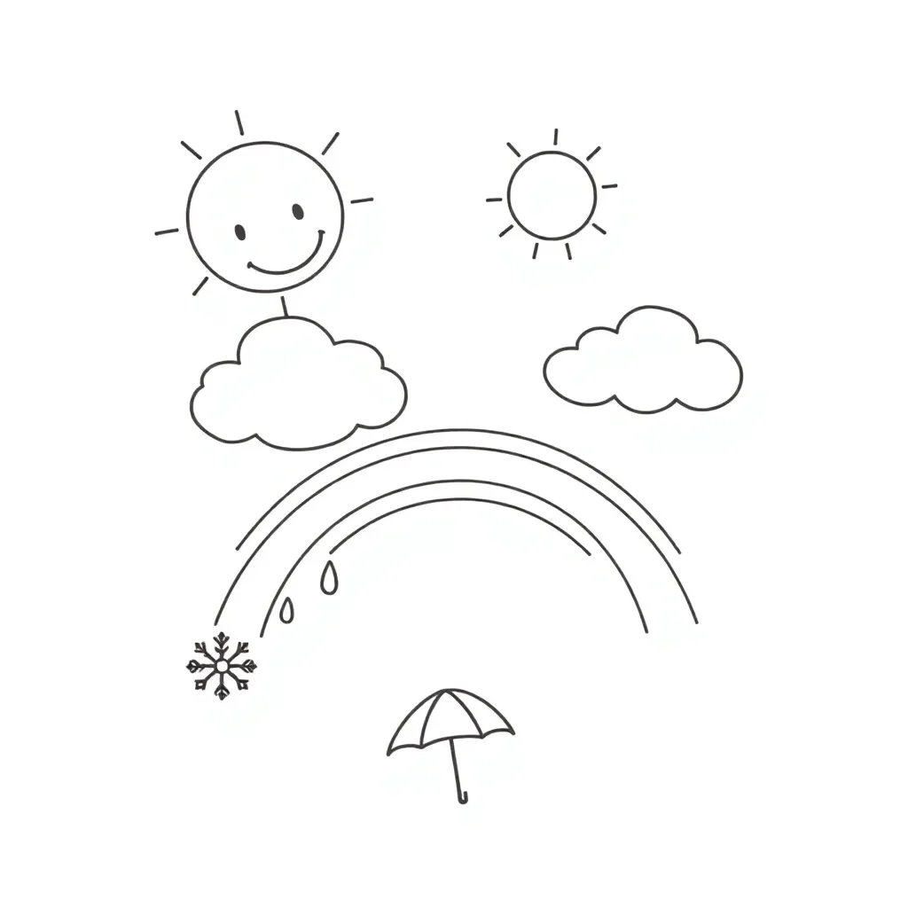 Weather observation illustration