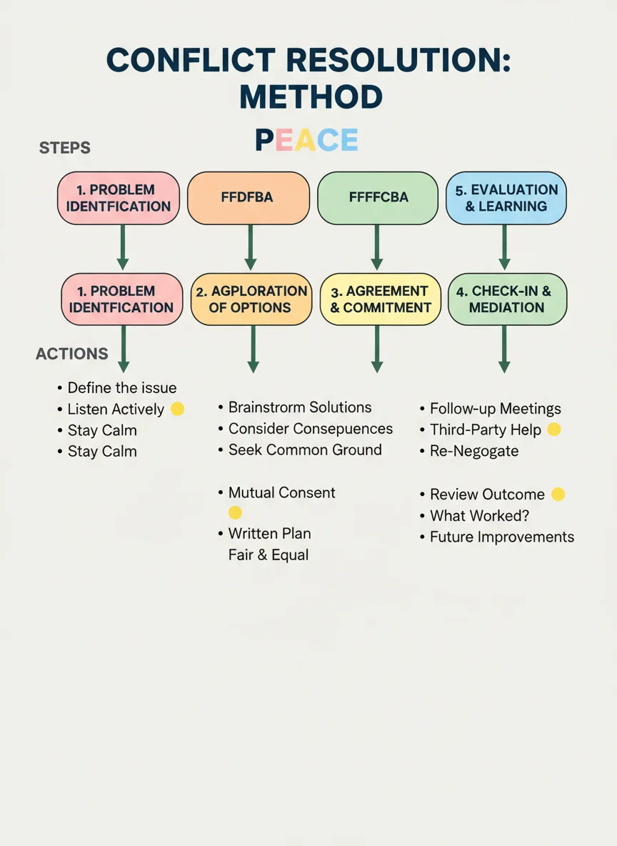 Conflict Resolution: The PEACE Method