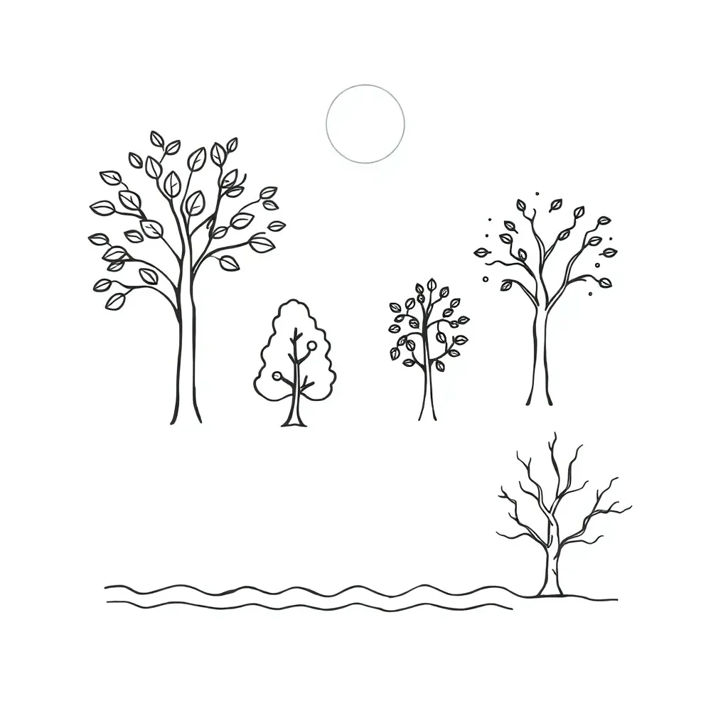 Earth, Sun, and Moon system diagram