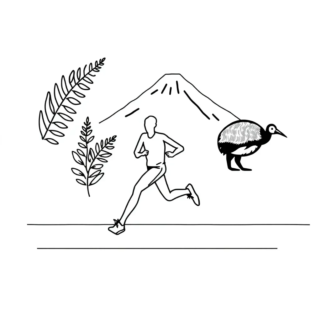 Student sprinting with proper form