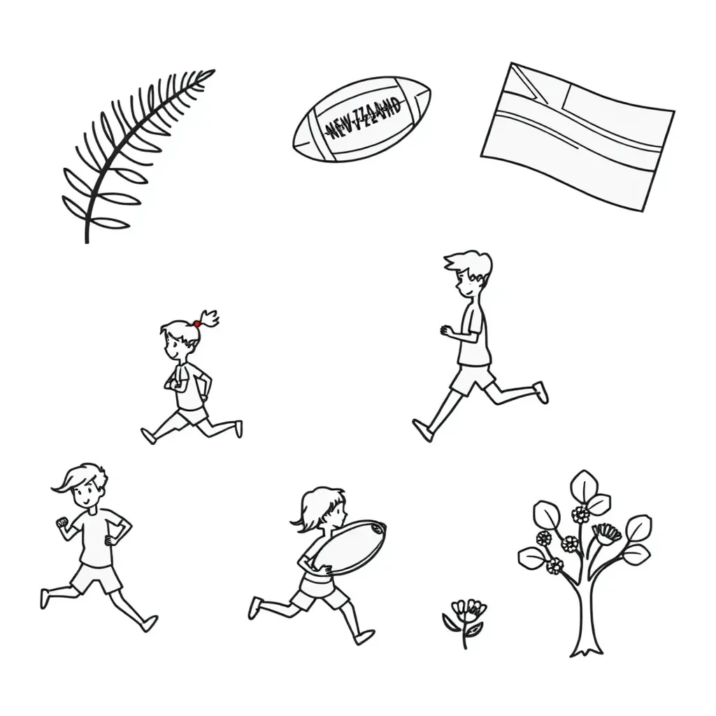 Athletics Mini-Olympics illustration