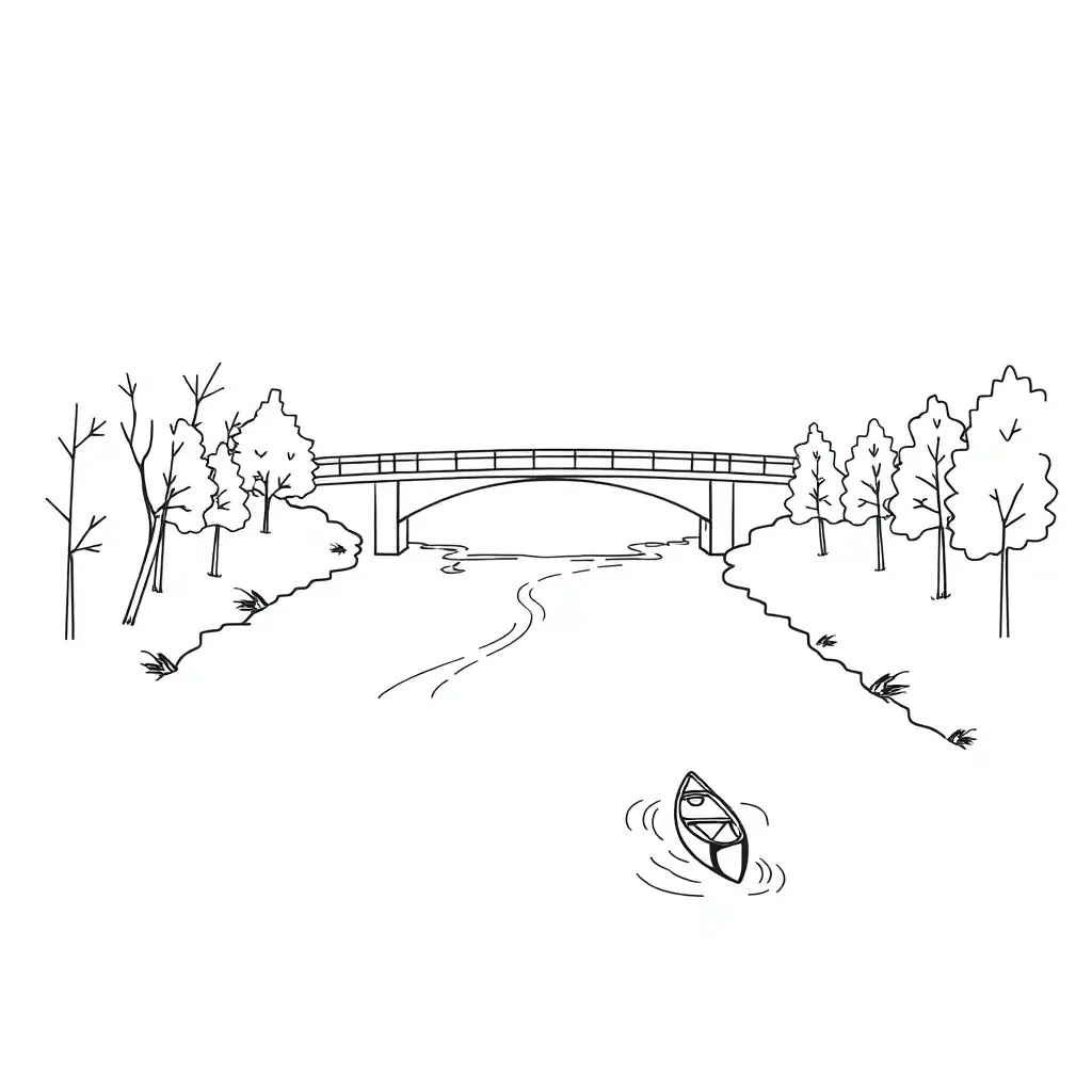 Walk Two Moons book cover with trees and walking path