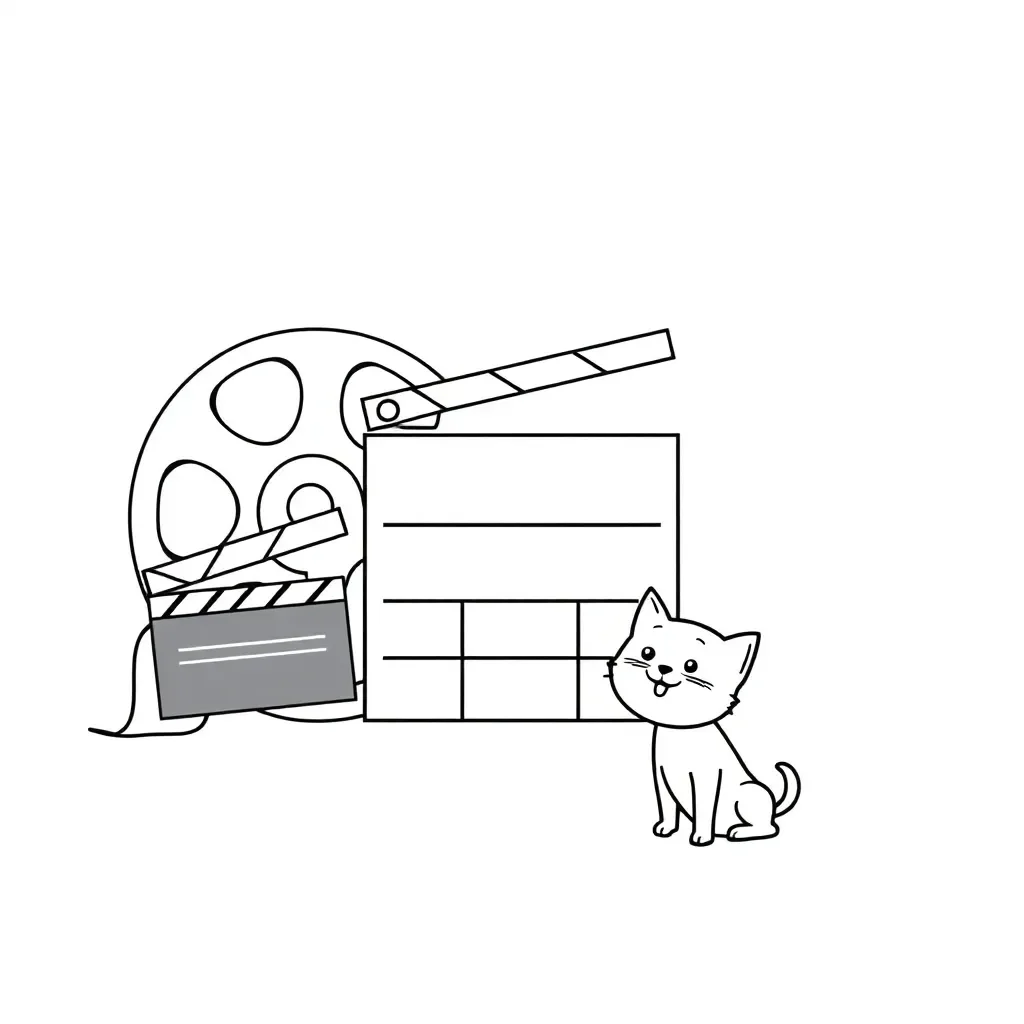 Stop-motion animation camera and characters