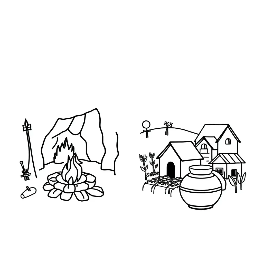 Stone Age tools and settlements