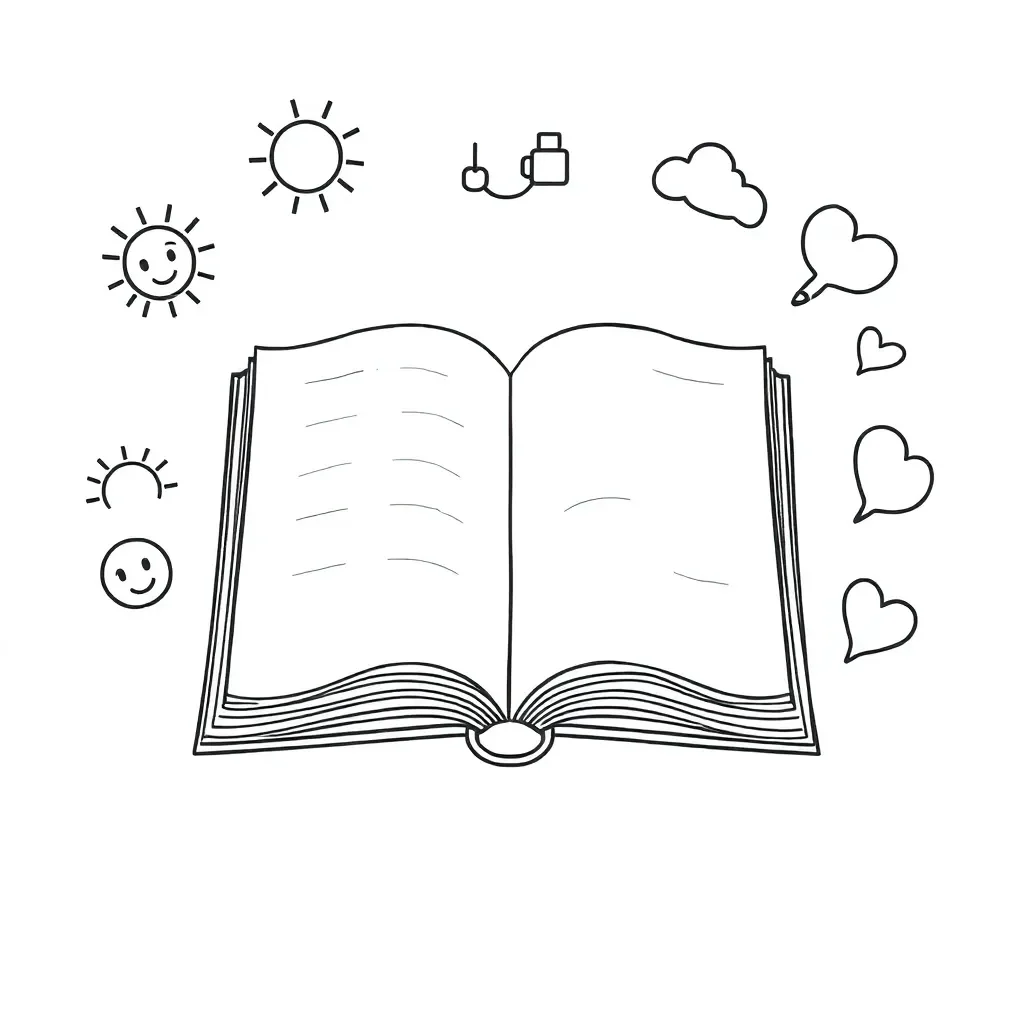 Grammar book with pencil