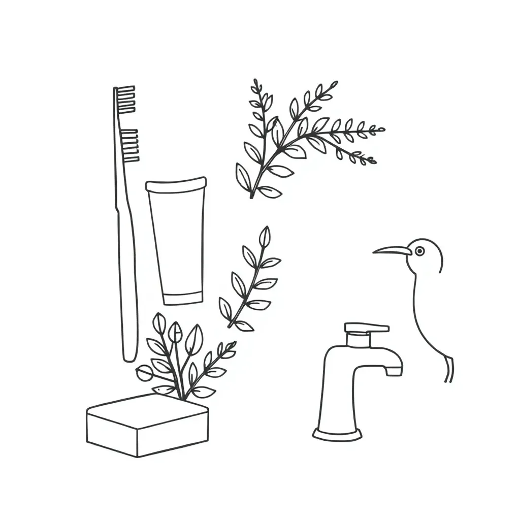 Medieval castle with hygiene facilities
