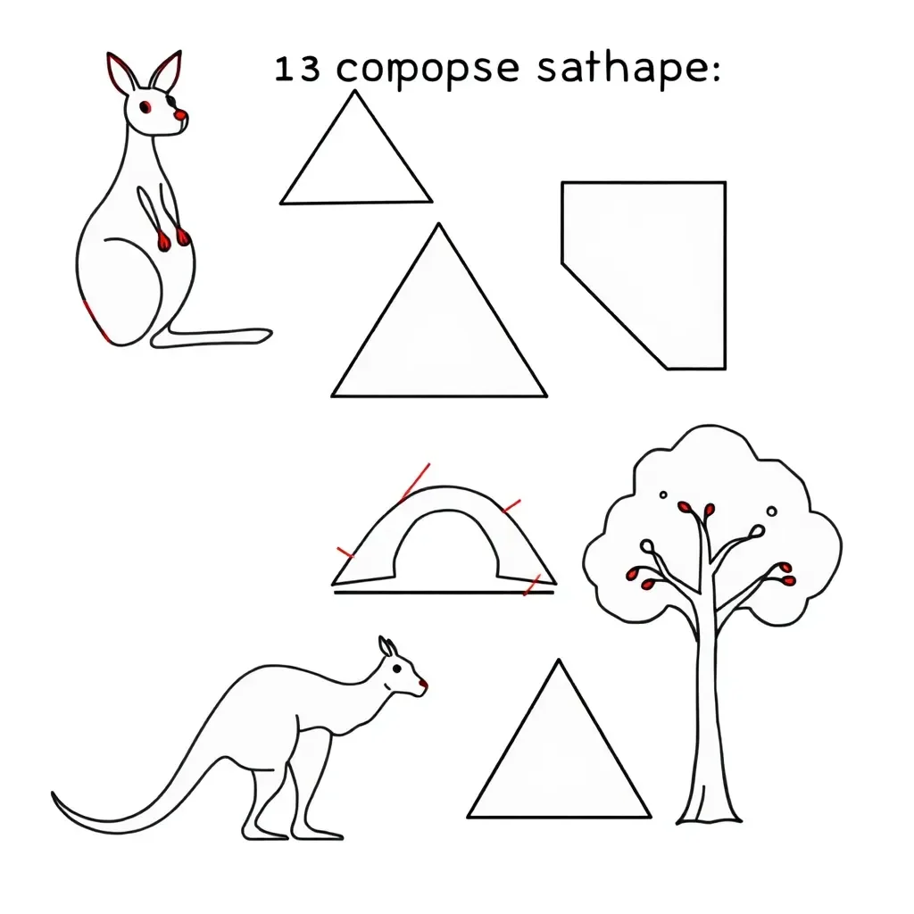 Composite shapes illustration