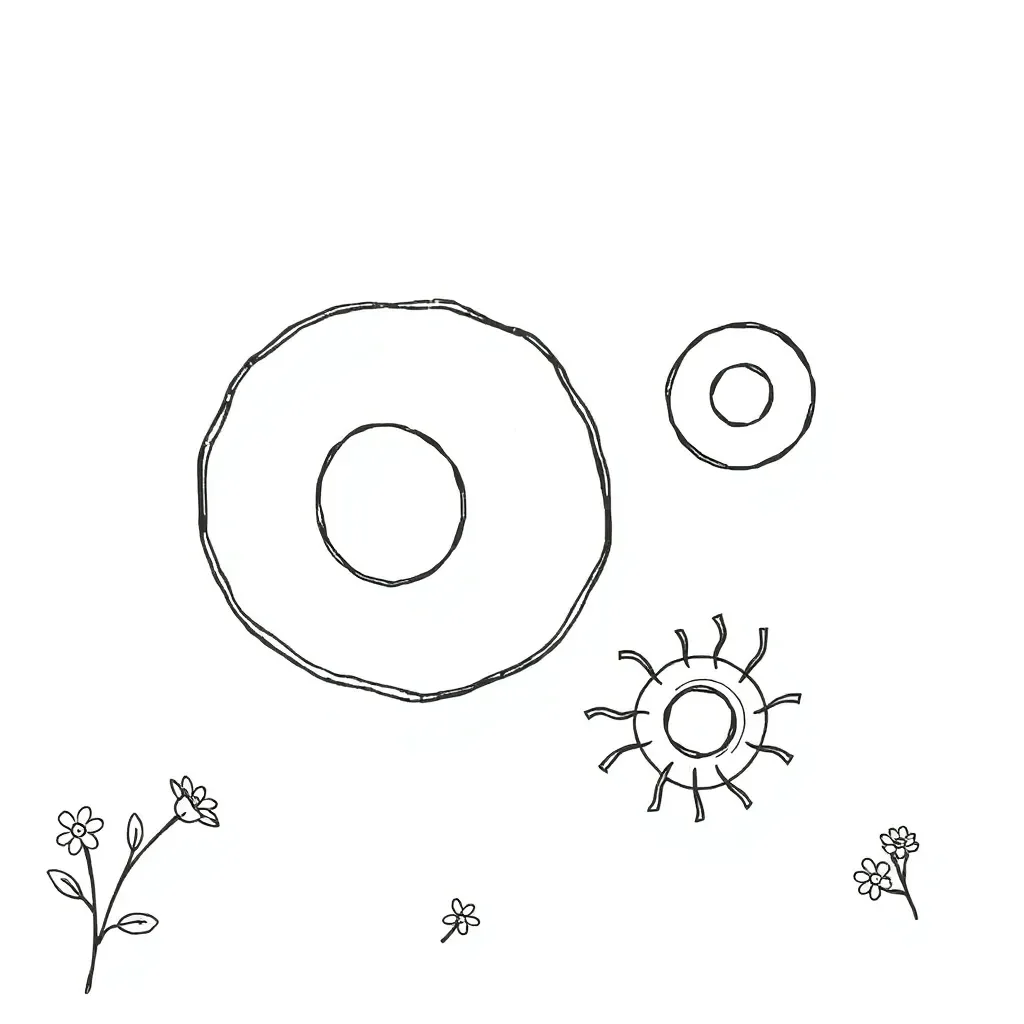 Human cell diagram
