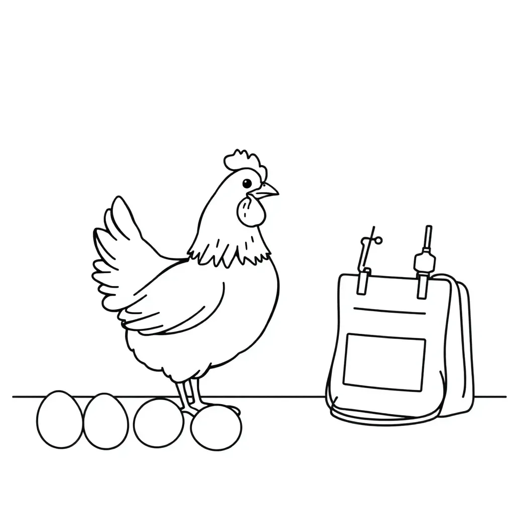 Bacteria and disease illustration