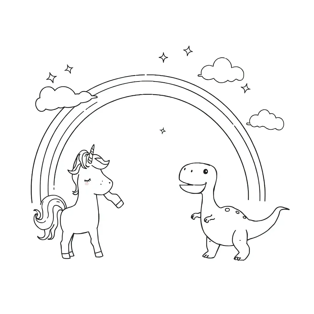 Real and fantasy items illustration