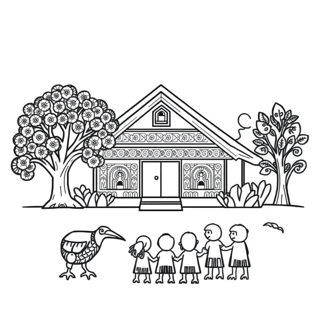 Whakawhanaungatanga connections illustration