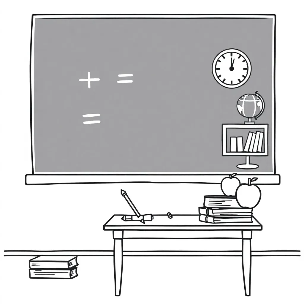 Math calculation illustration