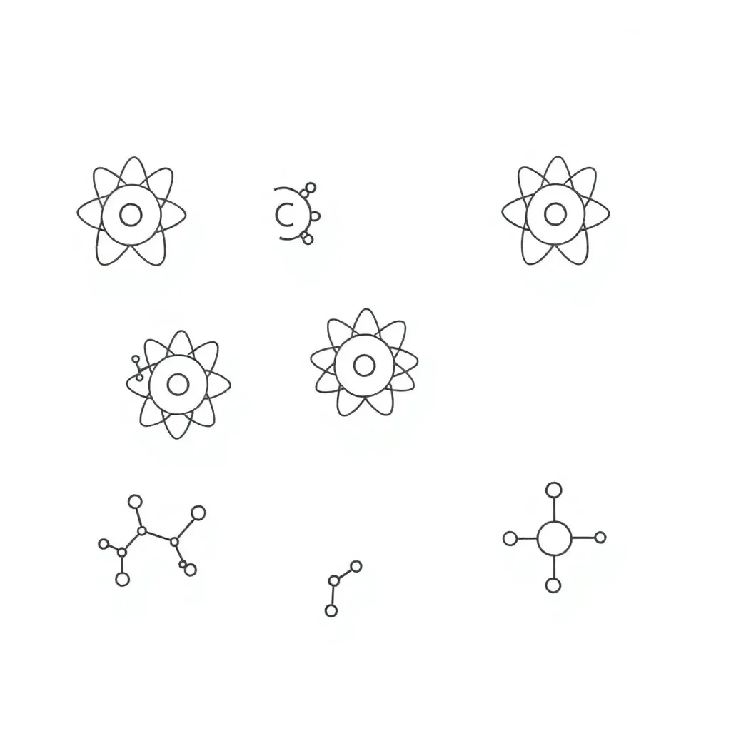Atomic structure illustration