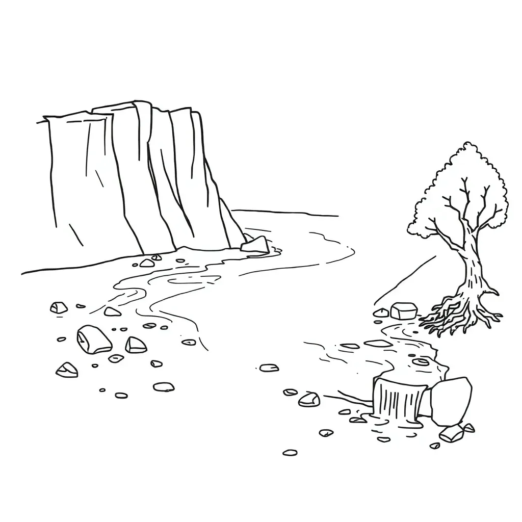 Rock formations and coastal erosion
