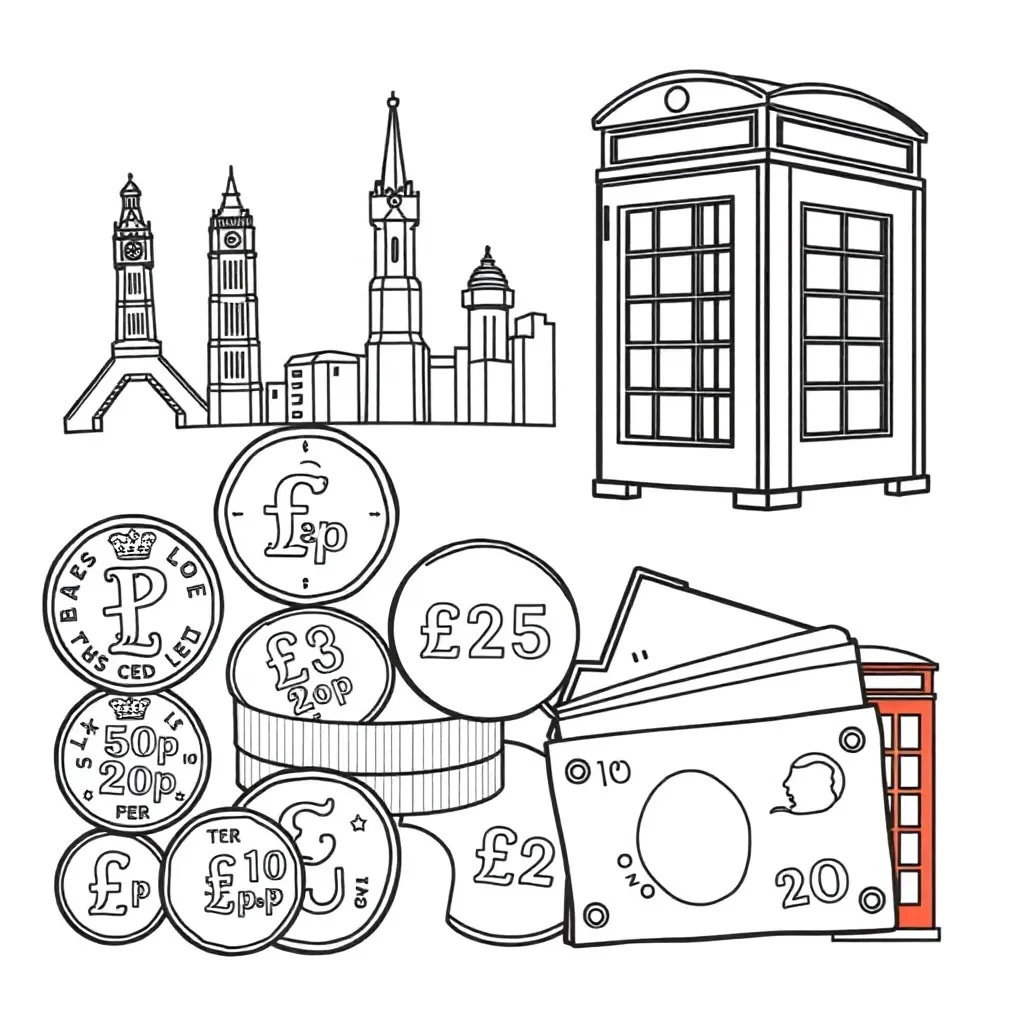 Money and coins illustration