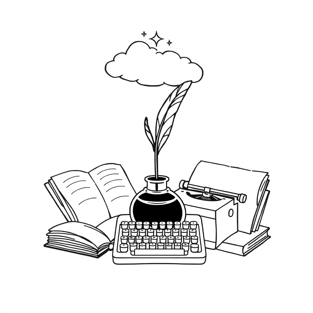 Creative writing illustration