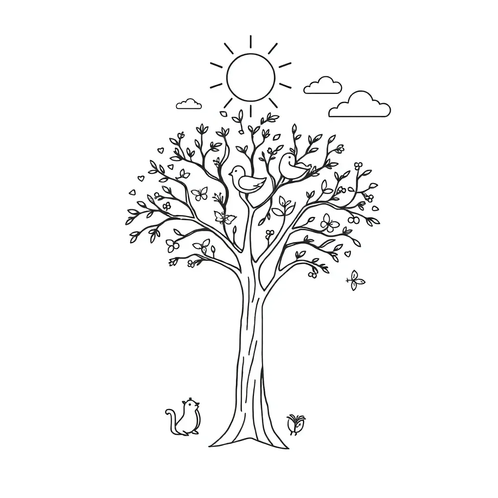Books and reading illustration