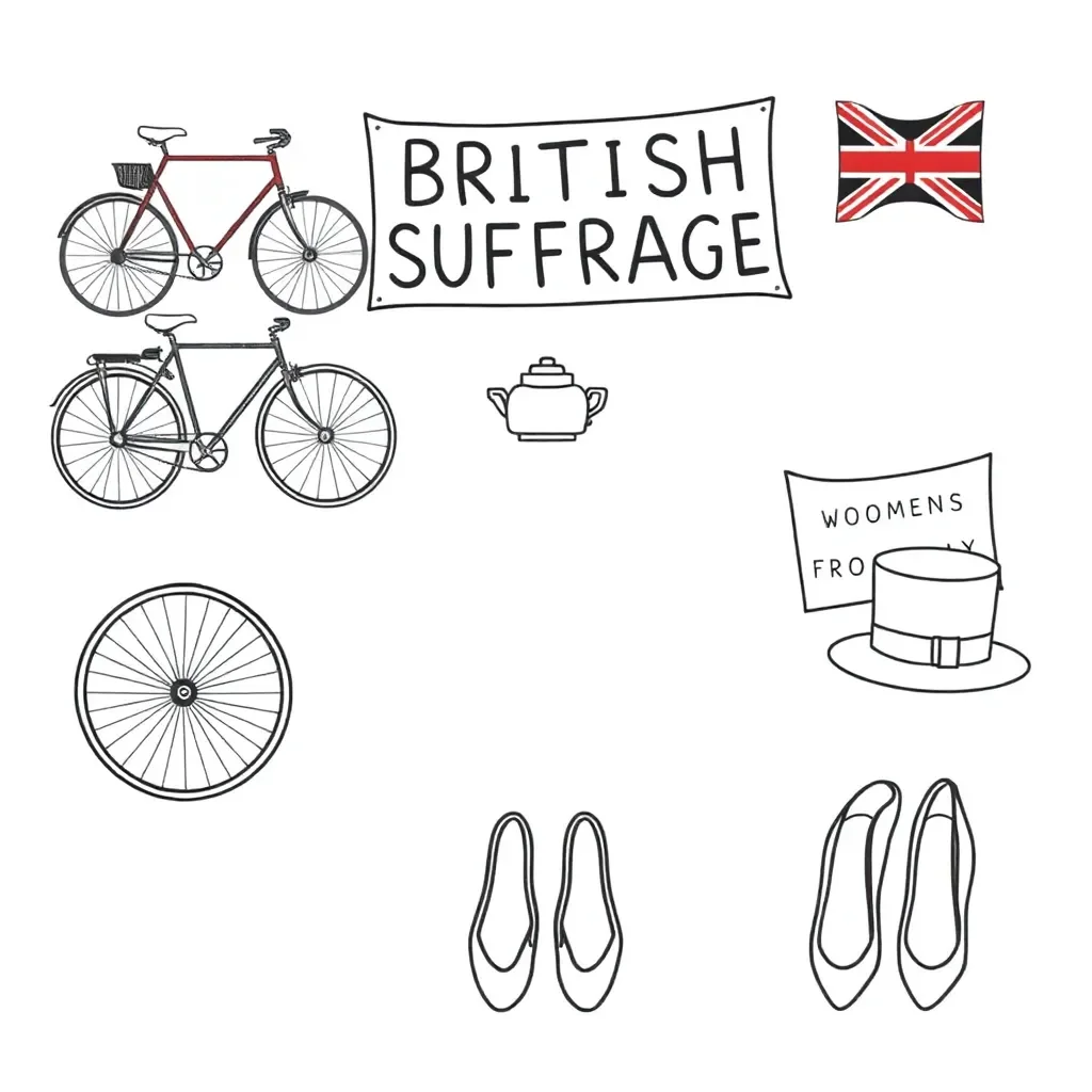 Suffrage movement illustration