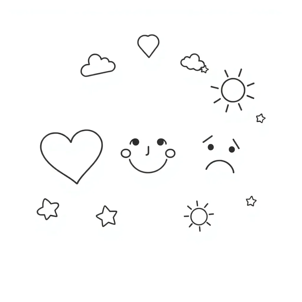 Finn with different emotions