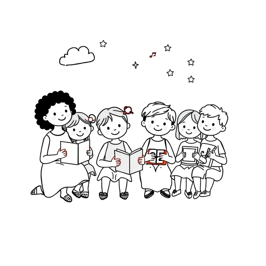 Fairy tale characters illustration