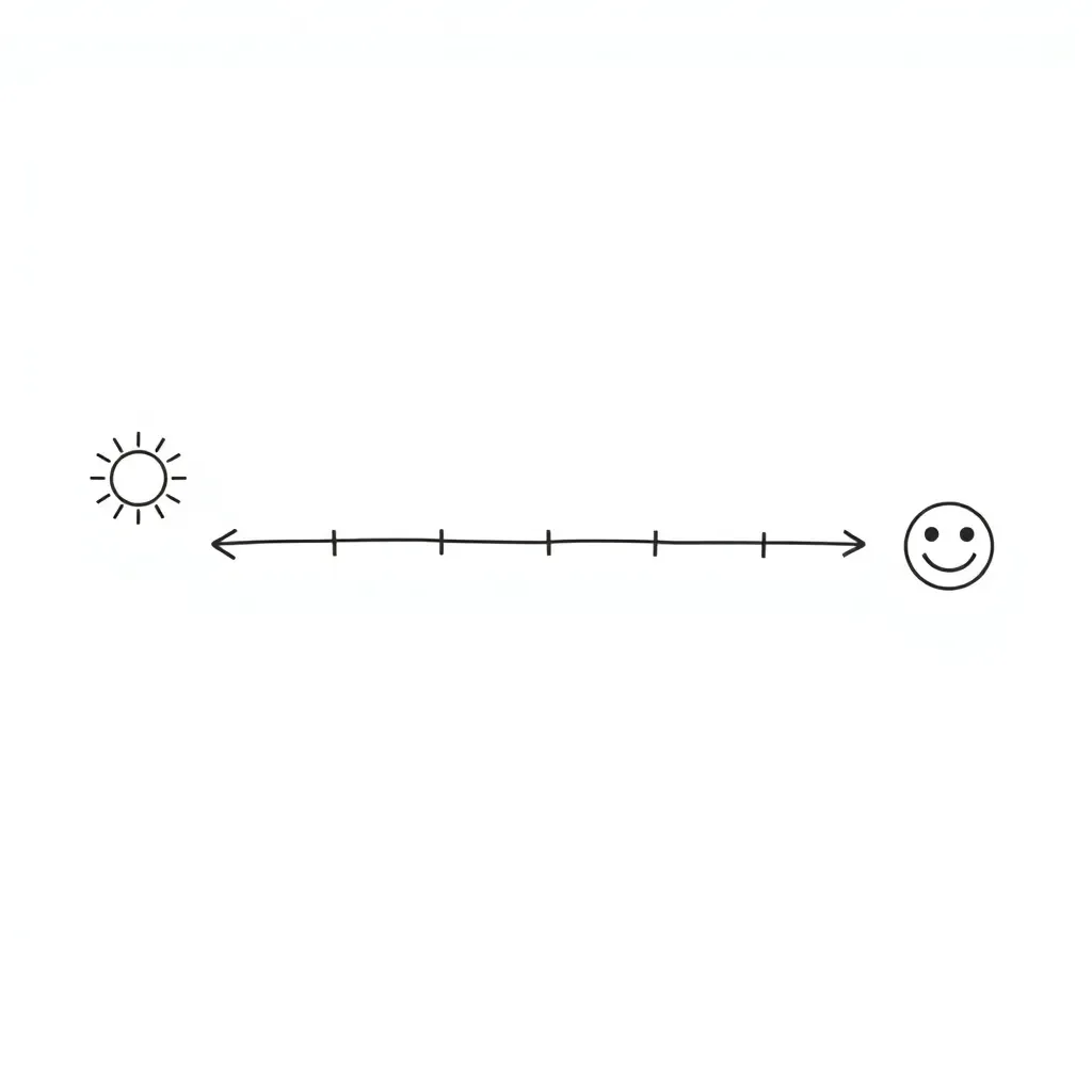 Number line with positive and negative integers
