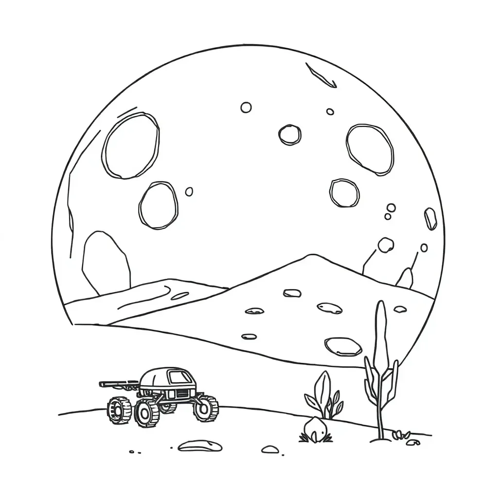 Mars habitat and astronauts