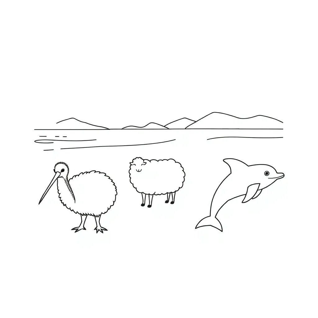 Animals being tossed for probability experiment