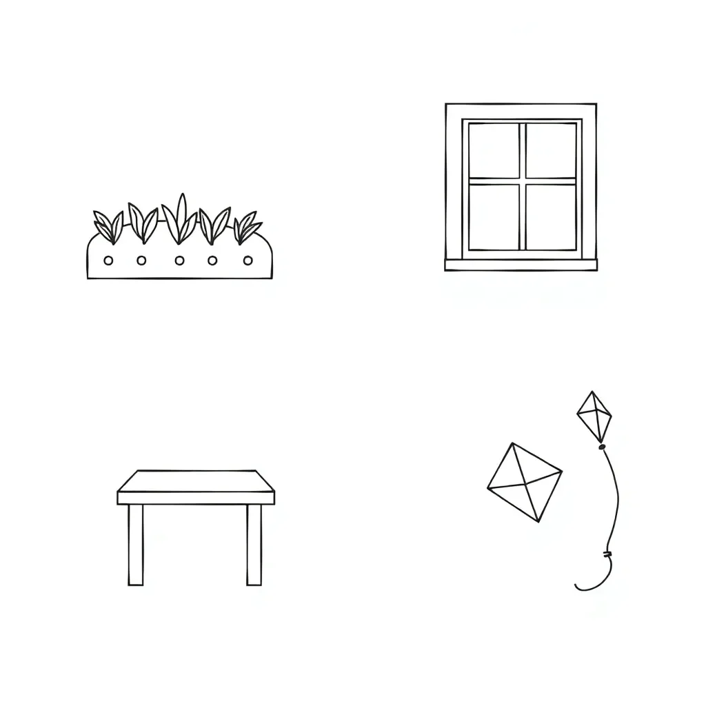 Perfect squares visual pattern
