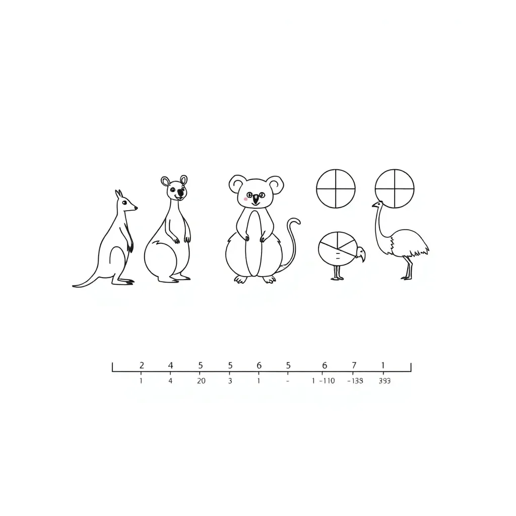 Fractions and decimals illustration