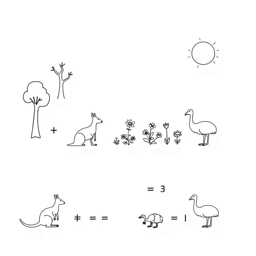 Mathematical equations illustration