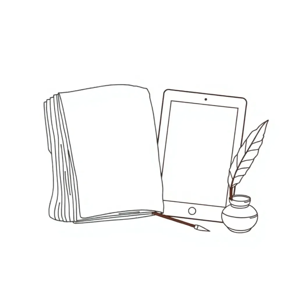 Historical documents and books illustration