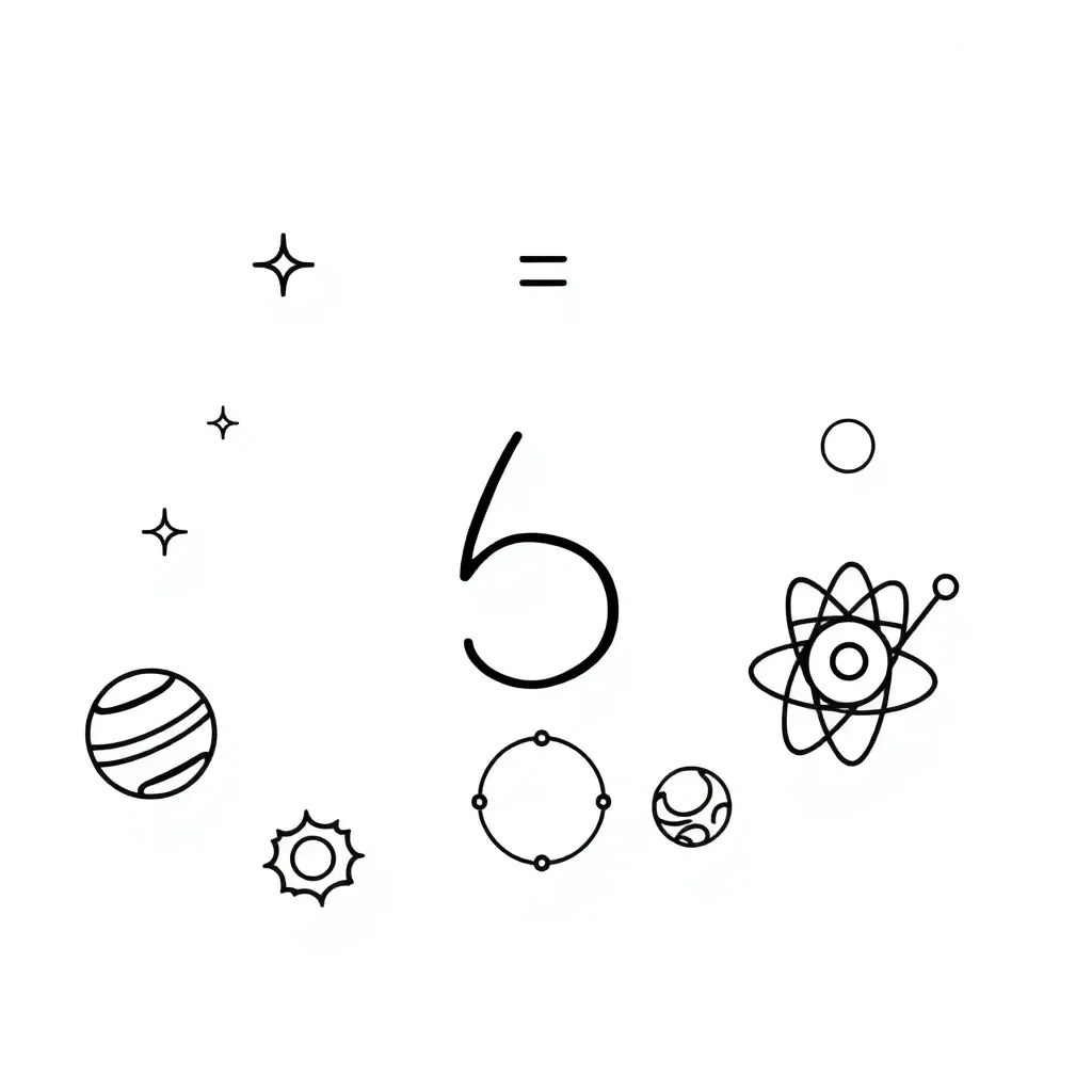 Scientific notation symbols and numbers
