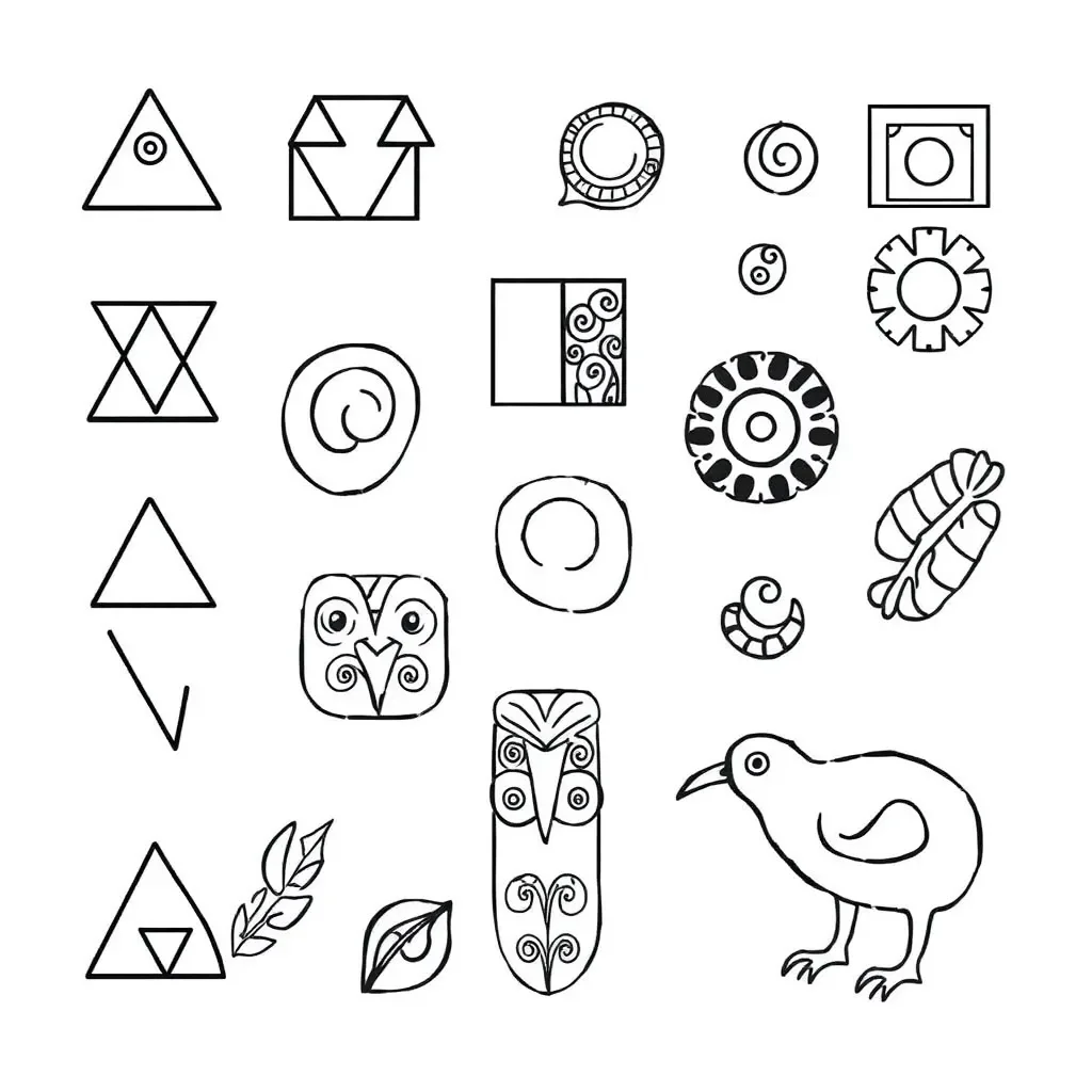 Various polygons including triangles, squares, pentagons and hexagons