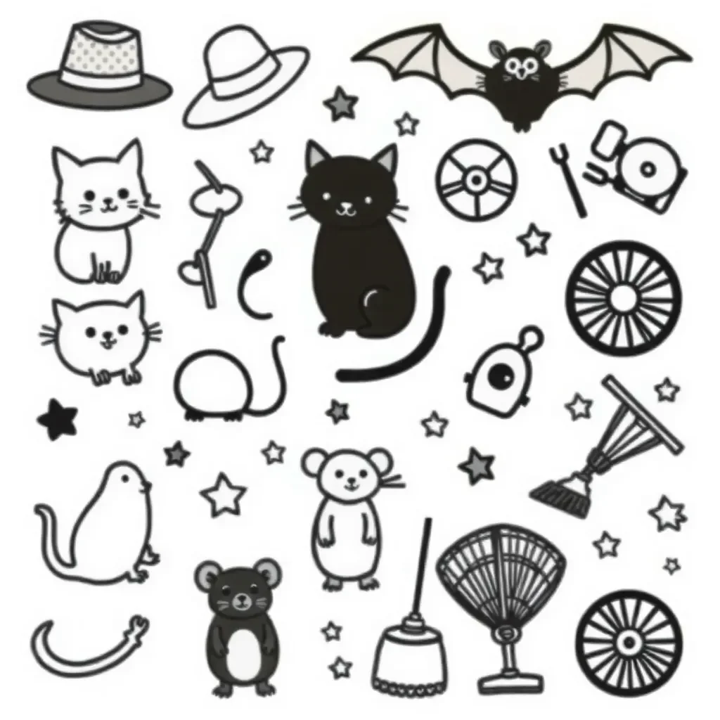 Sight word cards illustration