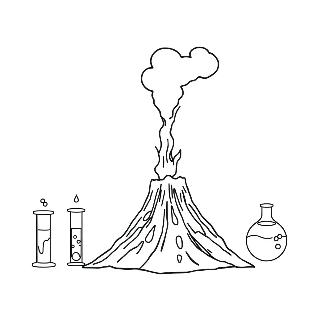 Chemical reaction illustration