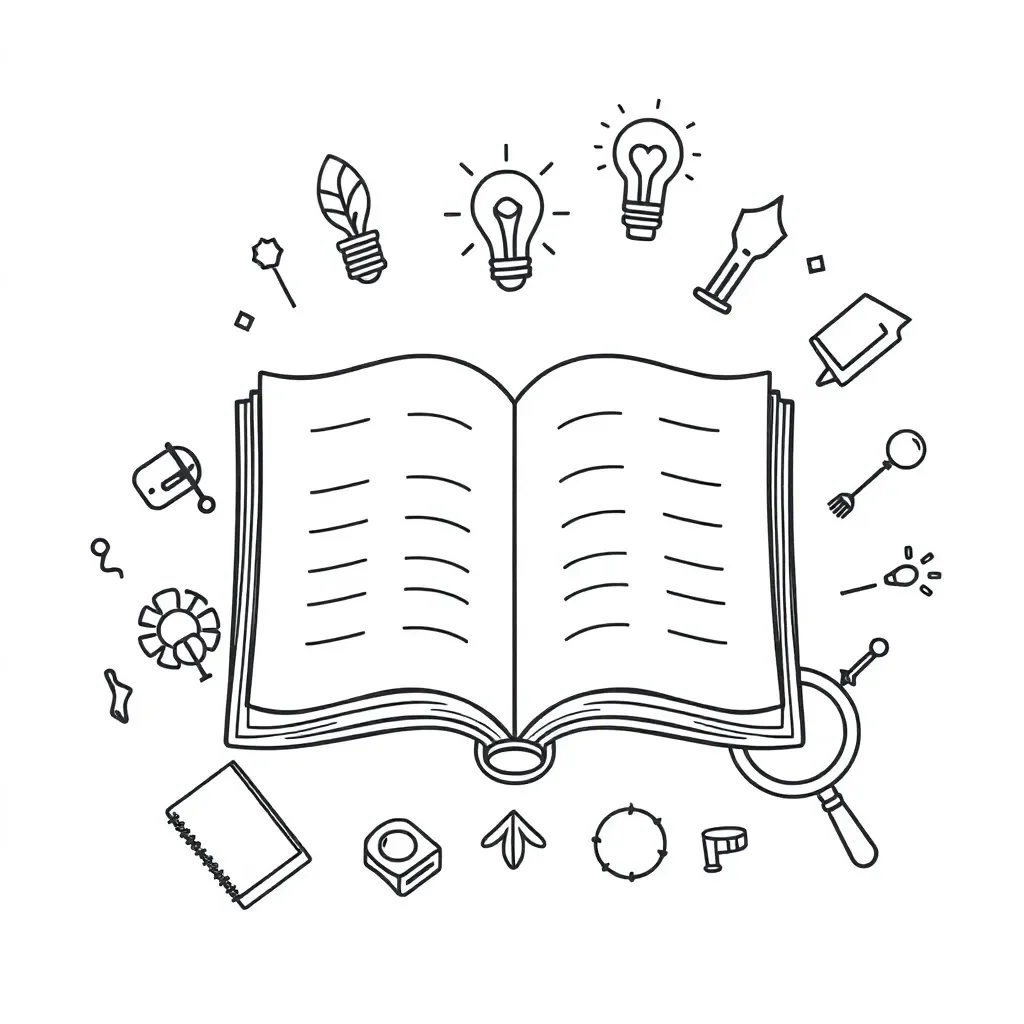 Books and literary symbols