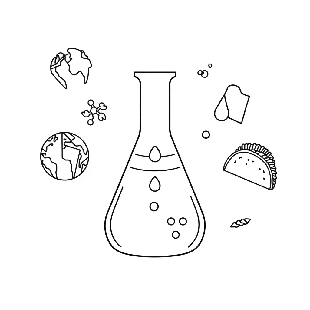 Salt hydrolysis demonstration with test tubes