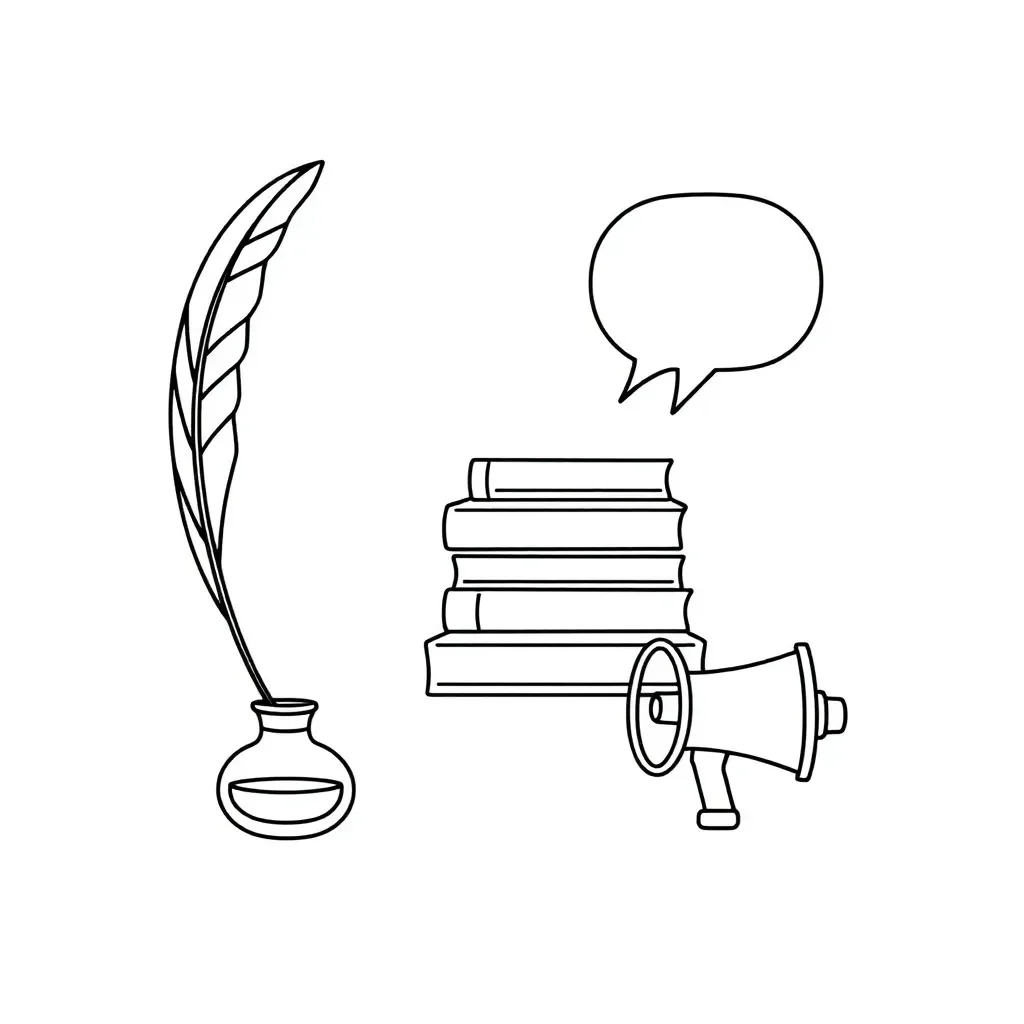 Persuasive writing illustration