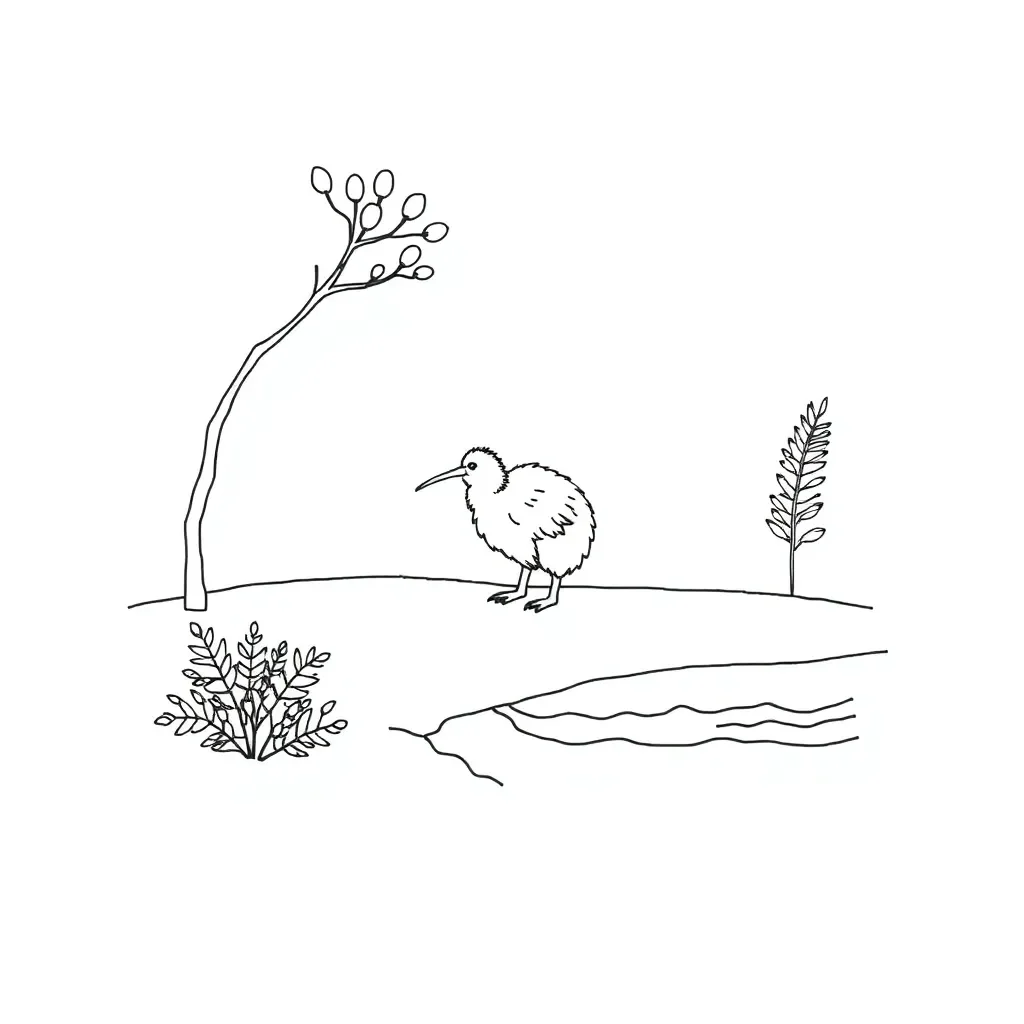 Plants and animals illustration
