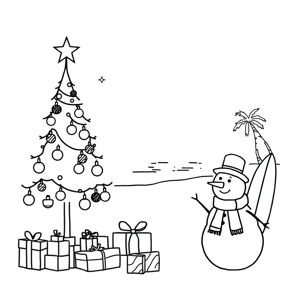 Christmas celebration illustration
