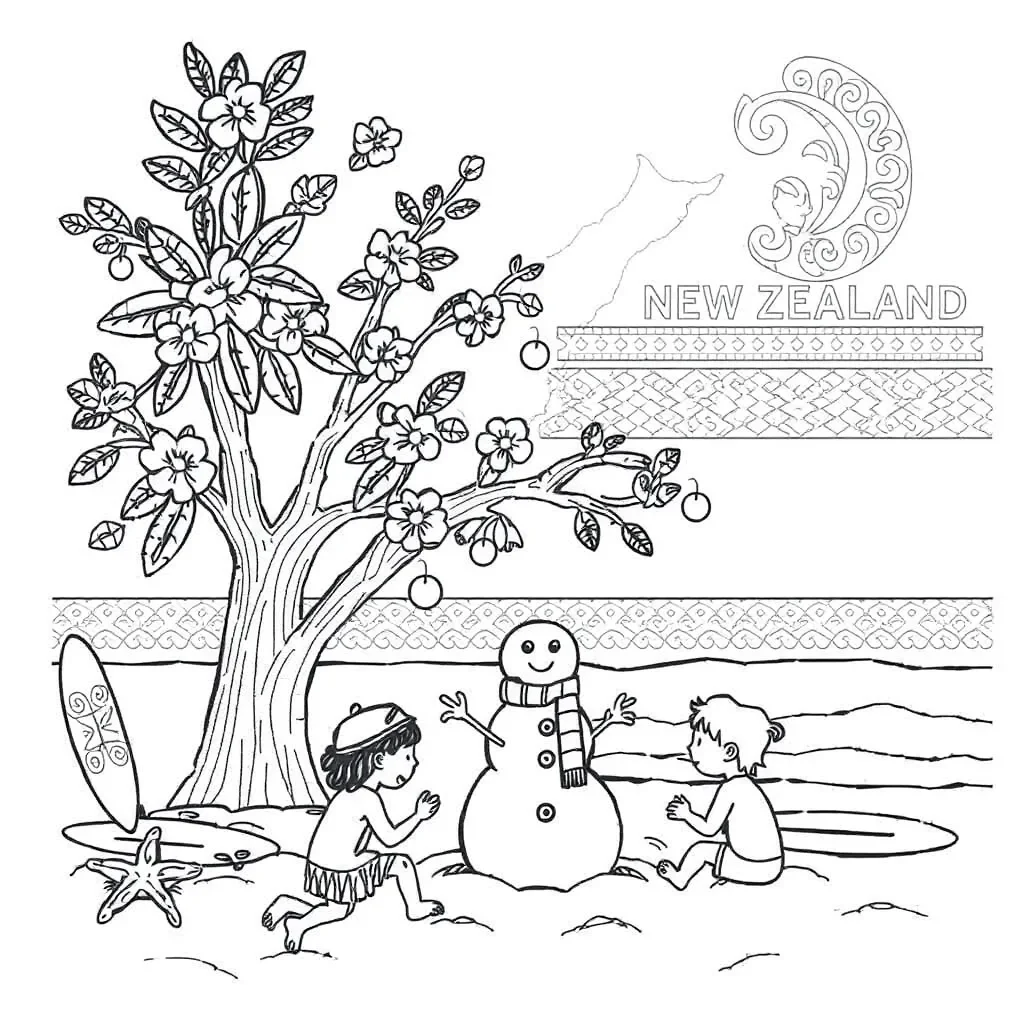 Christmas celebration illustration